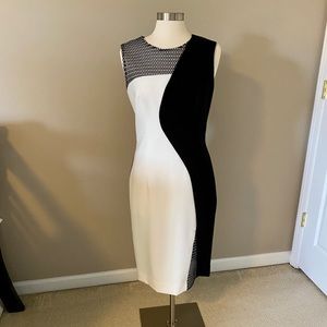 Milly Black and White Dress - Size 10